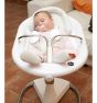 Mima Мултифункционален детски стол за хранене с черна рамка Moon , White