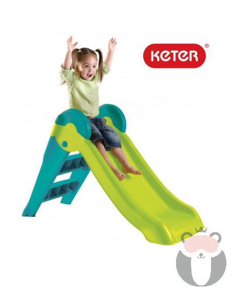 Keter Boogie Slide детска пързалка зелен/син