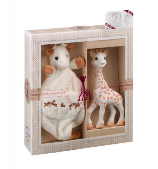 Софи жирафчето в сет с утешител-одеялце за гушкане