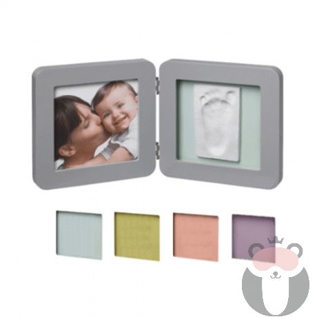 Baby Art Отпечатък Print квадратен бяла/сива рамка 4 цвята паспарту 