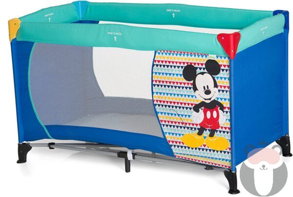 Детска преносима кошара Hauck Dream`n Play Mickey Geo Blue