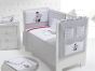 Interbaby бебешки спален комплект 3 части Friends, 60х120см
