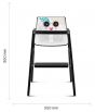 Cybex Детски стол за хранене Highchair Love Guru white Marcel Wanders