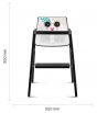 Cybex Детски стол за хранене Highchair Space Pilot black Marcel Wanders