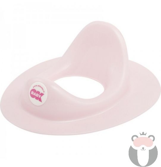 OKBaby Детска седалка за тоалетна чиния ЕРГО св.розова