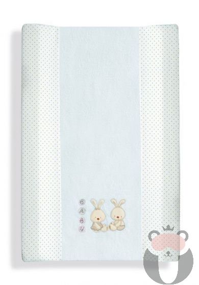 Interbaby бебешки повивалник Rabbits&Dots 55x80см