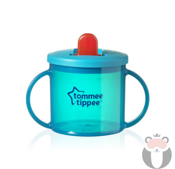 Tommee Tippee Чаша Free Flow First Cup 4м+, СИНЯ 43111045