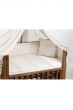Легло-люлка с матрак и спален комплект Milan Tahterevalli T0028coffee