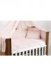 Легло-люлка с матрак и спален комплект Milan Tahterevalli T0028pink2