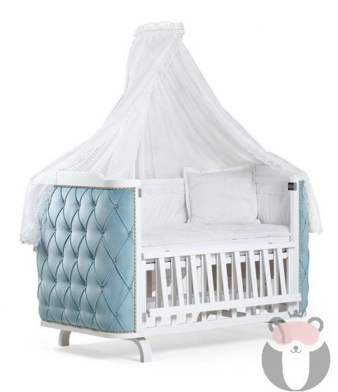 Бебешко легло-люлка с балдахин, матрак и спален комплект | Tahterevalli 
