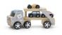 Дървен камион с три коли Polar B Viga Toys