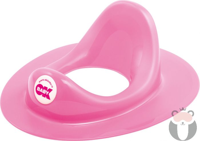 OKBaby Детска седалка за тоалетна чиния ЕРГО розов