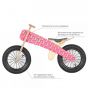 Buba Explorer mini колело за балансиране 2-4г Pink Bears