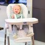 Lorelli Детски стол за хранене Felicita, BABY BLUE PILOT ЕКО КОЖА