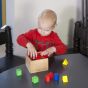 Дървено кубче за сортиране на форми New Classic Toys