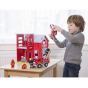 Голяма дървена пожарна станция New Classic Toys