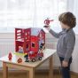 Голяма дървена пожарна станция New Classic Toys