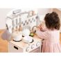 Детска дървена кухня бяло и сиво - Лукс New classic toys