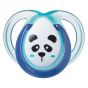 Бебешка залъгалка за момче  в син цвят с декорация Панда