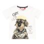 Boboli Детска тениска за момче с кученце Revival 