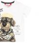 Boboli Детска тениска за момче с кученце Revival 