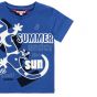 Boboli Детска памучна тениска за момче Blue&Green
