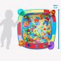 Бебешка активна гимнастика басейн с 30 топки, размер 80 х 80 см, 6м+