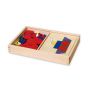 Viga toys Дървена цветна мозайка с шаблони 