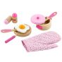 Детски дървен готварски комплект в розово Viga toys 