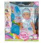 Raya Toys Кукла бебе - 7 функции и 10 аксесоара, Син