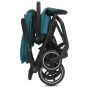 Cybex Бебешка количка Eezy S Twist + 2 черно шаси River Blue