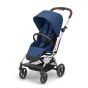 Cybex Бебешка количка Eezy S Twist + 2 сребристо шаси Navy Blue