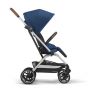 Cybex Бебешка количка Eezy S Twist + 2 сребристо шаси Navy Blue