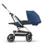 Cybex Бебешка количка Eezy S Twist + 2 сребристо шаси Navy Blue