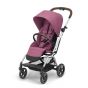Cybex Бебешка количка Eezy S Twist + 2 сребристо шаси Magnolia Pink
