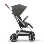 Cybex Бебешка количка Eezy S Twist + 2 сребристо шаси Soho Grey