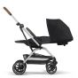 Cybex Бебешка количка Eezy S Twist + 2 сребристо шаси Deep Black