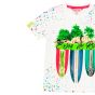 Boboli Детска тениска с цветен принт Hyper Beach 