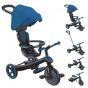 Globber Триколка 4 в 1 EXPLORER TRIKE със сенник в кралско син цвят
