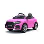 Chipolino Електрическа кола AUDI RSQ8,EVA гуми,кожена седалка, розова
