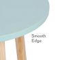  Classic World Дървена маса за детска стая в пастелно син цвят