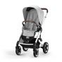 Бебешка количка Cybex Talos S Lux 2023 сребристо шаси, Lava Grey
