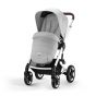 Бебешка количка Cybex Talos S Lux 2023 сребристо шаси, Lava Grey