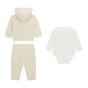 Guess Bear Бебешки плюшен комплект унисекс CREAM WHITE