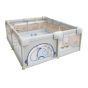 Sonne Бебешка кошара за игра Kai grey Junior с килим 15020065 SONNE1110