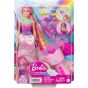 Кукла за прически Mattel Barbie Dreamtopia Twist'n Style с аксесоари