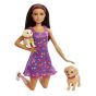 Кукла Mattel Barbie Pup Adoption С кученца за осиновяване и аксесоари