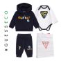 Guess Бебешки комплект за момче 3 части SMART BLUE