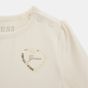 Guess Бебешки комплект 3 части за момиче CREAM WHITE