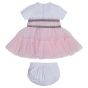 Guess Официална бебешка рокля с гащички MISTY LAVANDER